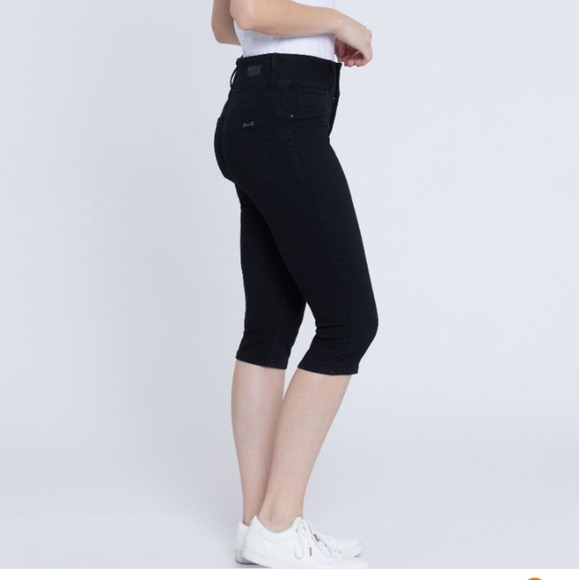 SEVEN 7 JEANS HIGH RISE CURVY SKIMMER CROP JEANS P - Picture 5 of 7